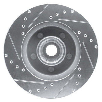 R1 Concepts® - eLINE™ Drilled and Slotted 1-Piece Front Passenger Side Brake Rotor