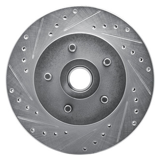 R1 Concepts® - eLINE™ Drilled and Slotted 1-Piece Front Driver Side Brake Rotor