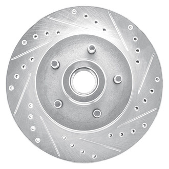 R1 Concepts® - eLINE™ Drilled and Slotted 1-Piece Front Passenger Side Brake Rotor