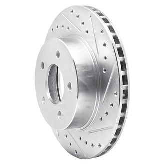 R1 Concepts® - eLINE™ Drilled and Slotted 1-Piece Front Driver Side Brake Rotor