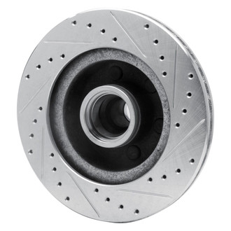 R1 Concepts® - eLINE™ Drilled and Slotted 1-Piece Front Driver Side Brake Rotor