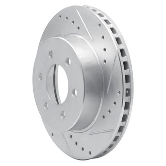 R1 Concepts® - eLINE™ Drilled and Slotted 1-Piece Front Passenger Side Brake Rotor