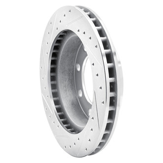 R1 Concepts® - eLINE™ Drilled and Slotted 1-Piece Front Passenger Side Brake Rotor