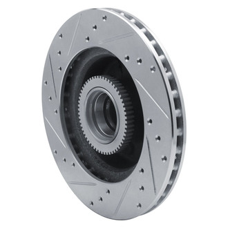 R1 Concepts® - eLINE™ Drilled and Slotted 1-Piece Front Passenger Side Brake Rotor