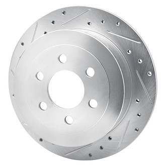 R1 Concepts® - eLINE™ Drilled and Slotted 1-Piece Rear Driver Side Brake Rotor