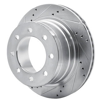 R1 Concepts® - eLINE™ Drilled and Slotted 1-Piece Rear Driver Side Brake Rotor