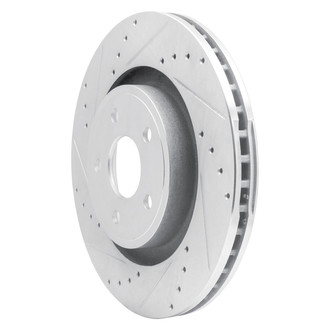 R1 Concepts® - eLINE™ Drilled and Slotted 1-Piece Front Driver Side Brake Rotor