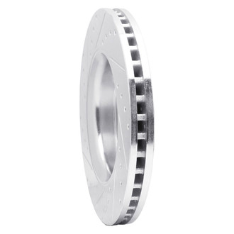 R1 Concepts® - eLINE™ Drilled and Slotted 1-Piece Front Passenger Side Brake Rotor