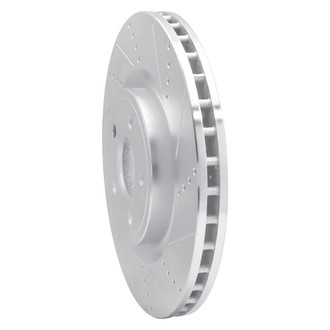 R1 Concepts® - eLINE™ Drilled and Slotted 1-Piece Front Passenger Side Brake Rotor