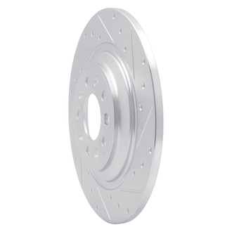 R1 Concepts® - eLINE™ Drilled and Slotted 1-Piece Rear Passenger Side Brake Rotor