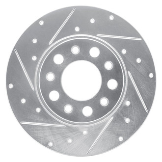 R1 Concepts® - eLINE™ Drilled and Slotted 1-Piece Rear Driver Side Brake Rotor
