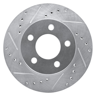 R1 Concepts® - eLINE™ Drilled and Slotted 1-Piece Front Driver Side Brake Rotor