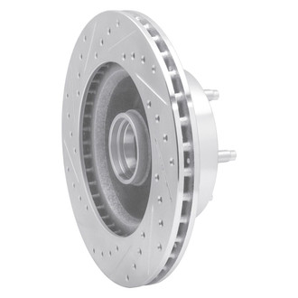 R1 Concepts® - eLINE™ Drilled and Slotted 1-Piece Front Passenger Side Brake Rotor