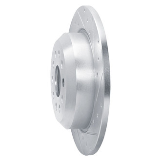 R1 Concepts® - eLINE™ Drilled and Slotted 1-Piece Front Passenger Side Brake Rotor