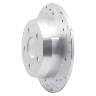 R1 Concepts® - eLINE™ Drilled and Slotted 1-Piece Rear Passenger Side Brake Rotor