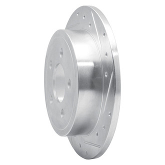 R1 Concepts® - eLINE™ Drilled and Slotted 1-Piece Rear Passenger Side Brake Rotor