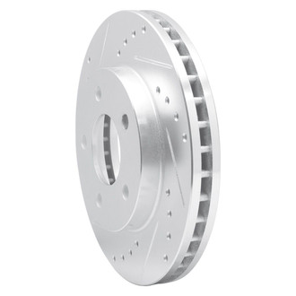 R1 Concepts® - eLINE™ Drilled and Slotted 1-Piece Front Driver Side Brake Rotor