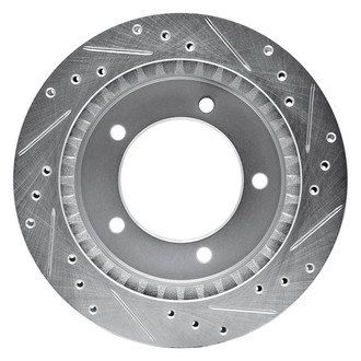 R1 Concepts® - eLINE™ Drilled and Slotted 1-Piece Front Driver Side Brake Rotor