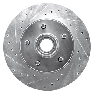 R1 Concepts® - eLINE™ Drilled and Slotted 1-Piece Front Driver Side Brake Rotor