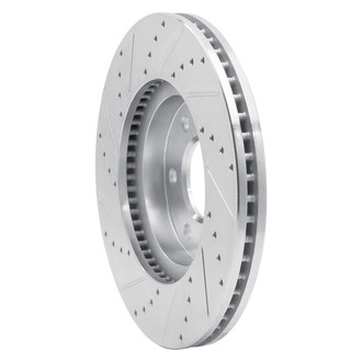 R1 Concepts® - eLINE™ Drilled and Slotted 1-Piece Front Passenger Side Brake Rotor