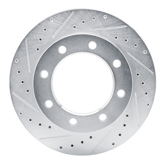 R1 Concepts® - eLINE™ Drilled and Slotted 1-Piece Front Driver Side Brake Rotor
