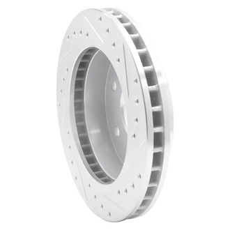 R1 Concepts® - eLINE™ Drilled and Slotted 1-Piece Front Driver Side Brake Rotor