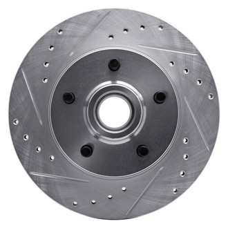 R1 Concepts® - eLINE™ Drilled and Slotted 1-Piece Front Driver Side Brake Rotor