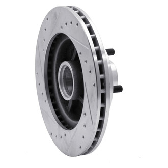 R1 Concepts® - eLINE™ Drilled and Slotted 1-Piece Front Passenger Side Brake Rotor