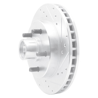 R1 Concepts® - eLINE™ Drilled and Slotted 1-Piece Front Passenger Side Brake Rotor