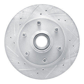 R1 Concepts® - eLINE™ Drilled and Slotted 1-Piece Front Driver Side Brake Rotor