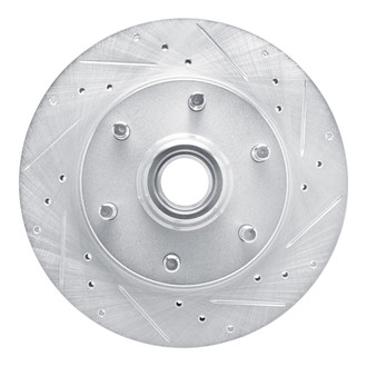 R1 Concepts® - eLINE™ Drilled and Slotted 1-Piece Front Passenger Side Brake Rotor