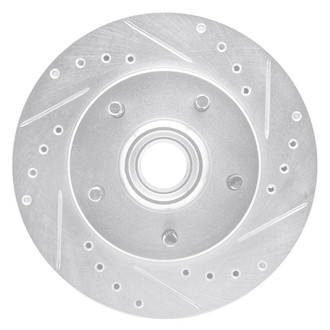 R1 Concepts® - eLINE™ Drilled and Slotted 1-Piece Front Passenger Side Brake Rotor