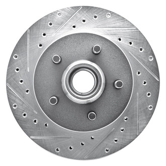R1 Concepts® - eLINE™ Drilled and Slotted 1-Piece Front Driver Side Brake Rotor