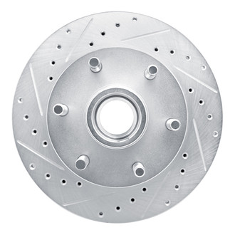 R1 Concepts® - eLINE™ Drilled and Slotted 1-Piece Front Driver Side Brake Rotor