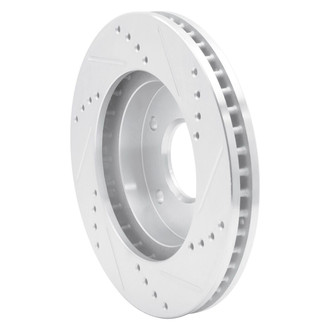 R1 Concepts® - eLINE™ Drilled and Slotted 1-Piece Front Driver Side Brake Rotor