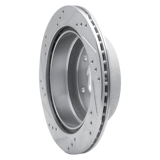 R1 Concepts® - eLINE™ Drilled and Slotted 1-Piece Rear Passenger Side Brake Rotor