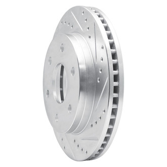 R1 Concepts® - eLINE™ Drilled and Slotted 1-Piece Front Passenger Side Brake Rotor