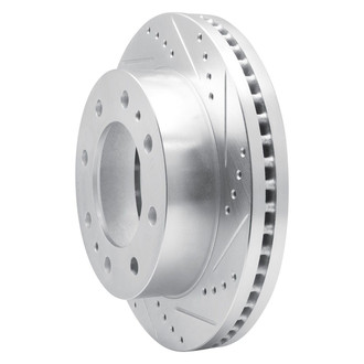 R1 Concepts® - eLINE™ Drilled and Slotted 1-Piece Front Passenger Side Brake Rotor