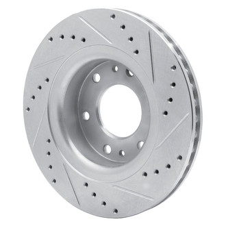 R1 Concepts® - eLINE™ Drilled and Slotted 1-Piece Front Driver Side Brake Rotor