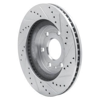 R1 Concepts® - eLINE™ Drilled and Slotted 1-Piece Front Driver Side Brake Rotor