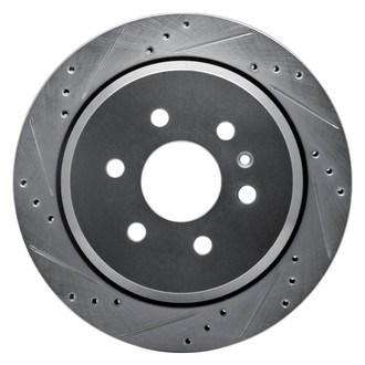 R1 Concepts® - eLINE™ Drilled and Slotted 1-Piece Rear Driver Side Brake Rotor