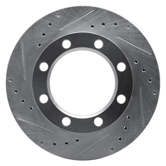 R1 Concepts® - eLINE™ Drilled and Slotted 1-Piece Front Driver Side Brake Rotor