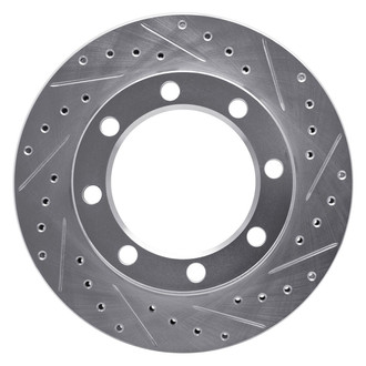 R1 Concepts® - eLINE™ Drilled and Slotted 1-Piece Front Passenger Side Brake Rotor