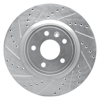 R1 Concepts® - eLINE™ Drilled and Slotted 1-Piece Front Driver Side Brake Rotor