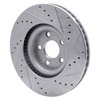 R1 Concepts® - eLINE™ Drilled and Slotted 1-Piece Front Driver Side Brake Rotor