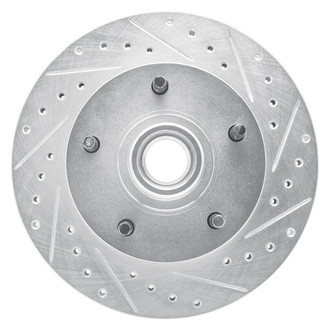 R1 Concepts® - eLINE™ Drilled and Slotted 1-Piece Front Passenger Side Brake Rotor