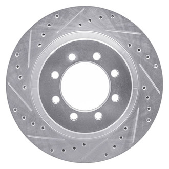 R1 Concepts® - eLINE™ Drilled and Slotted 1-Piece Front Driver Side Brake Rotor