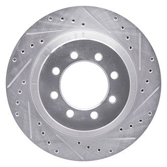 R1 Concepts® - eLINE™ Drilled and Slotted 1-Piece Front Passenger Side Brake Rotor