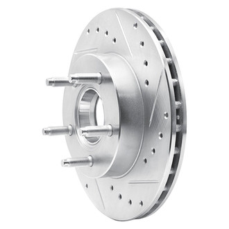 R1 Concepts® - eLINE™ Drilled and Slotted 1-Piece Front Passenger Side Brake Rotor