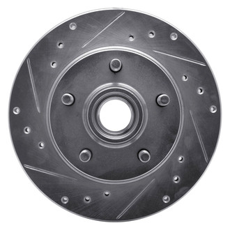 R1 Concepts® - eLINE™ Drilled and Slotted 1-Piece Front Driver Side Brake Rotor
